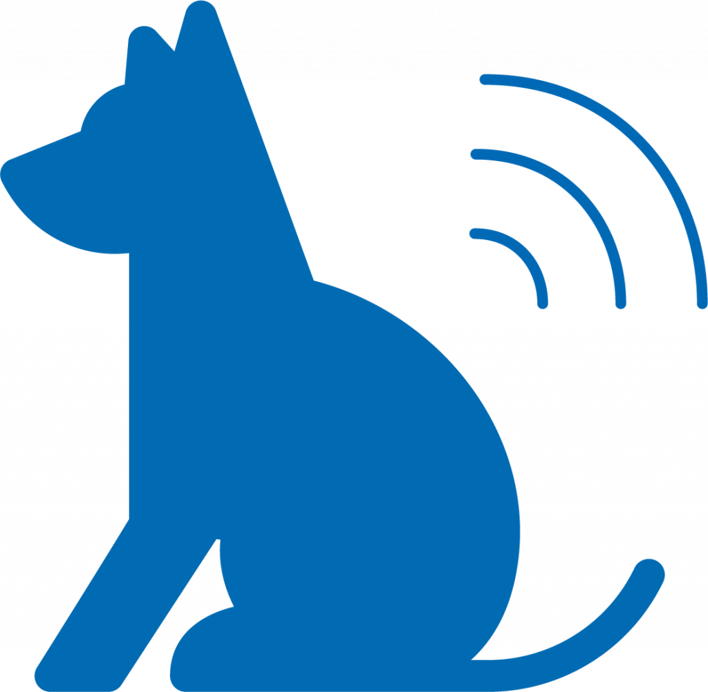 Wireless telemetry-dog