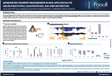 Advanced EEG Telemetry Measurements in Mice: Applications in Quantitative EEG, Sleep Architecture and Seizure Phenotyping